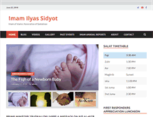 Tablet Screenshot of imamilyas.com